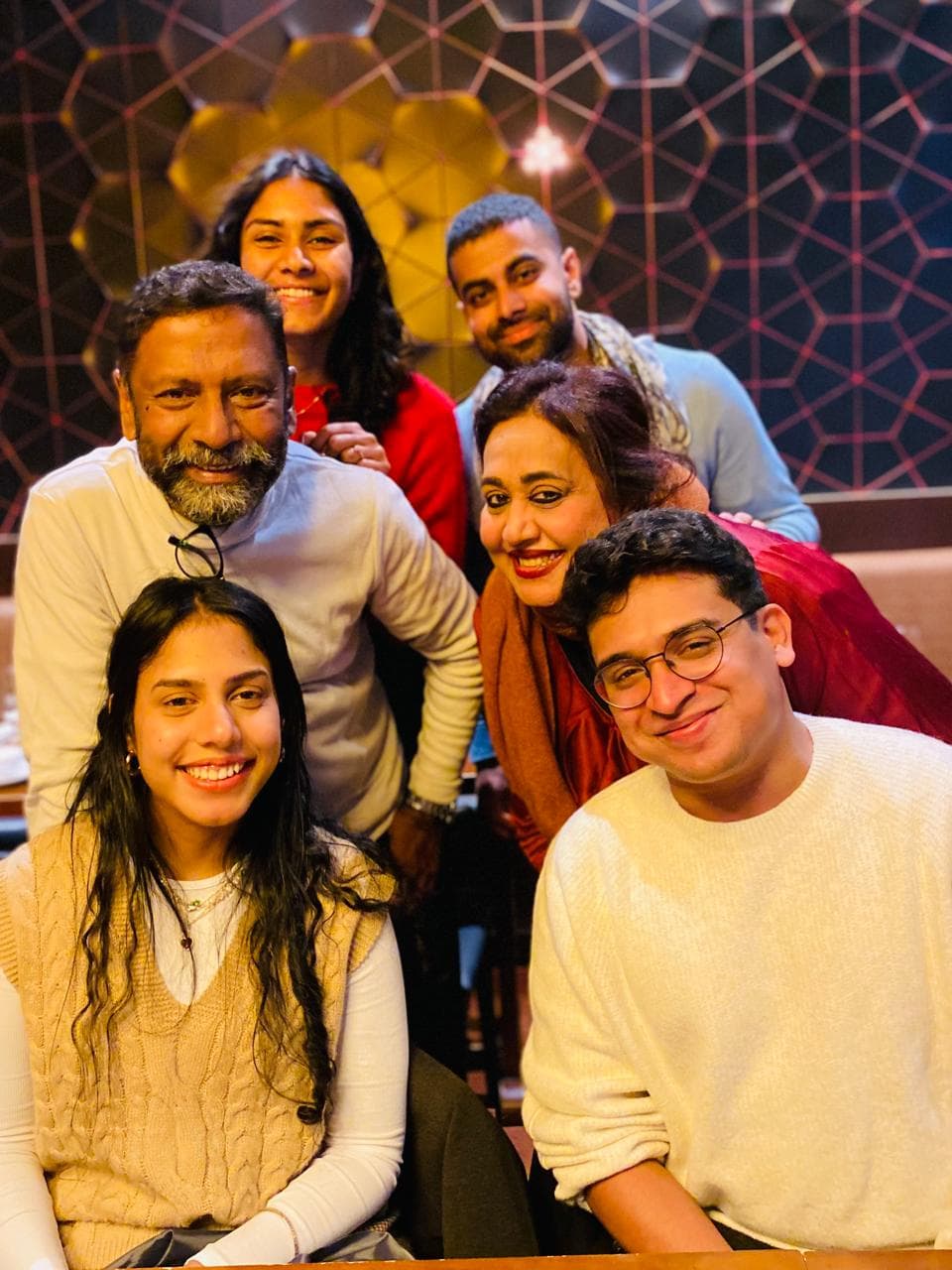 Ravishankar Dakoju with his entire family