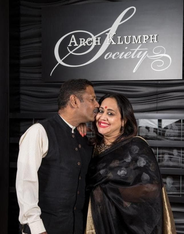 With Family at Arch Klumph Society Event